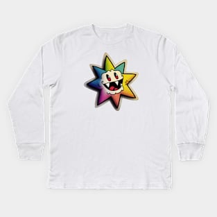 Cartoon colourful star Kids Long Sleeve T-Shirt